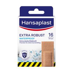 Hansaplast Extra Robust Pflaster | Wasserdichte Pflaster | Extra starke Textilpflaster | 16 Stk.