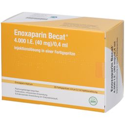 Enoxaparin Becat 4.000 I.E. 40 mg/0,4 ml