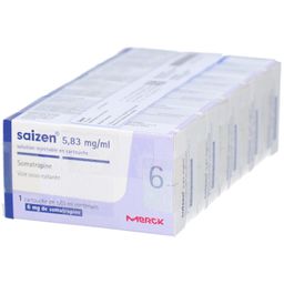 SAIZEN 6 mg 5,83 mg/ml Injektionslösung