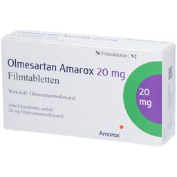 OLMESARTAN Amarox 20 mg Filmtabletten
