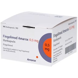 FINGOLIMOD Amarox 0,5 mg Hartkapseln