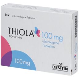 THIOLA 100 mg überzogene Tabletten