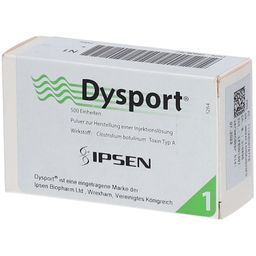 DYSPORT 500 Einheiten Pulver z.Herst.e.Inj.-Lsg.