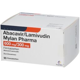 Abacavir/Lamivudin Mylan Pharma 600 mg/300 mg FTA