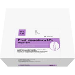 PROCAIN pharmarissano 0,5% Inj.-Lsg.Ampullen 5 ml