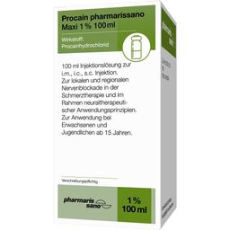 PROCAIN pharmarissano 1% Maxi Inj.-Lsg.Fla.100 ml