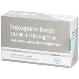 Enoxaparin Becat 10.000 I.E. 100 mg/1 ml