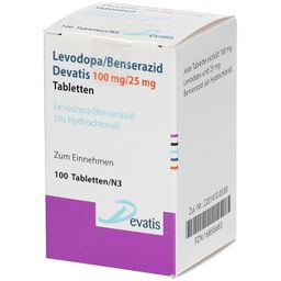LEVODOPA/Benserazid Devatis 100mg/25mg Tabletten