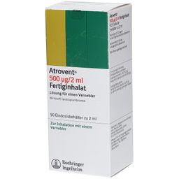 ATROVENT 500 µg/2 ml Fert.Inhal.Eindosisbehält.