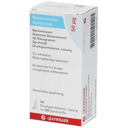 BECLOMETASON Glenmark Dosieraerosol 50 µg/Sprü.St