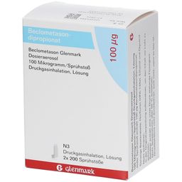 BECLOMETASON Glenmark Dosieraerosol 100 µg/Sprü.St