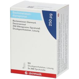 BECLOMETASON Glenmark Dosieraerosol 250 µg/Sprü.St