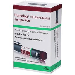 HUMALOG 100 E/ml Tempo Pen Inj.-Lsg.i.e.Fertigpen