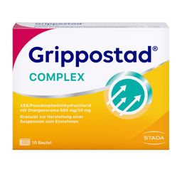 Grippostad® Complex ASS/Pseudoephedrin bei Schnupfen und erkältungsbedeingten Schmerzen und Fieber