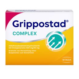 Grippostad® Complex ASS/Pseudoephedrin bei Schnupfen und erkältungsbedeingten Schmerzen und Fieber