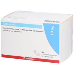 TIOTROPIUM Glenmark 18 µg Hkp.m.Plv.z.Inh.+Inhaler