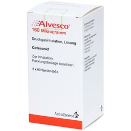 Alvesco® 160 µg 2x60 Hub Druckgasinhalation