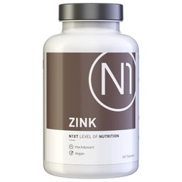 N1 Zink - 25 mg pro vegane Tablette – dein Jahresvorrat in einer Dose
