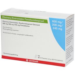 Efavirenz/Emtricitabin/Tenofovirdisoproxil 66 mg/200 mg/ 245 mg