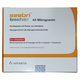 SEEBRI Breezhaler 44 Mikrogramm Hartk.m.Plv.z.Inh.
