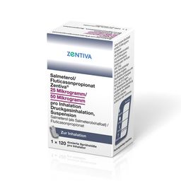 SALMETEROL/Fluticasonpropionat Zent.25/50µg 120