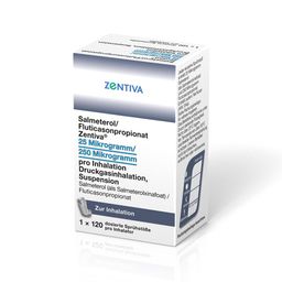 SALMETEROL/Fluticasonpropionat Zent.25/250µg 120