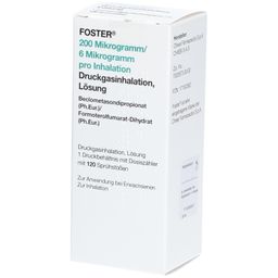 FOSTER 200/6 µg 120 Hub Dosieraerosol