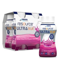 resource® ULTRA fruit Waldbeere | Hochkalorische, fettfreie Trinknahrung | Aufbaukost bei Mangelernährung