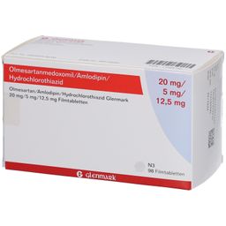 OLMESARTAN/Amlodipin/HCT Glenmark 20/5/12,5mg FTA