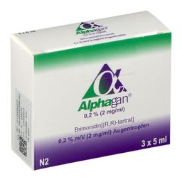 Alphagan 0,2% 2 mg/ml