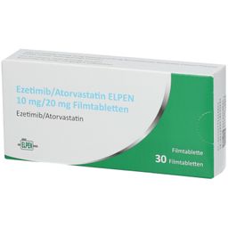 EZETIMIB/Atorvastatin ELPEN 10 mg/20 mg Filmtabl.