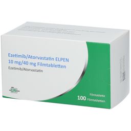 EZETIMIB/Atorvastatin ELPEN 10 mg/40 mg Filmtabl.