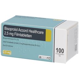 BISOPROLOL Accord Healthcare 2,5 mg Filmtabletten