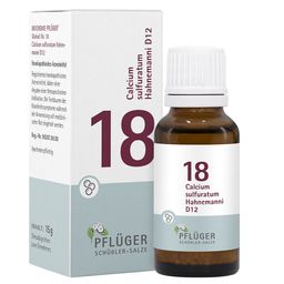 Schüßler-Salz Nr. 18 Calcium sulfuratum D12