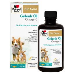 Doppelherz für Tiere Gelenk Öl Omega-3 für Katzen und Hunde