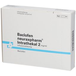 BACLOFEN neurax.Intrathek.2mg/ml Inf.-L.Amp.10mg