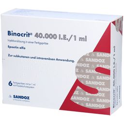 BINOCRIT 40.000 I.E./1 ml Inj.-Lsg.i.e.Fertigspr.