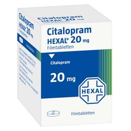 CITALOPRAM HEXAL 20 mg Filmtabletten Dose
