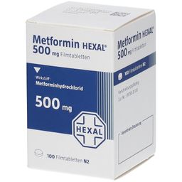 METFORMIN HEXAL 500 mg Filmtabletten Dose