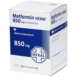 METFORMIN HEXAL 850 mg Filmtabletten Dose