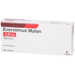 EVEROLIMUS Mylan 2,5 mg Tabletten