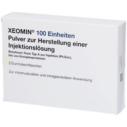 XEOMIN 100 LD50 Einheiten Plv.z.Herst.e.Inj.-Lsg.