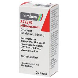 TRIMBOW 87 µg/5 µg/9 µg 120 Hub Druckgasinhalation