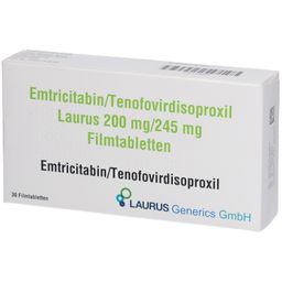 EMTRICITABIN/Tenofovirdisoproxil Laurus 200/245 mg