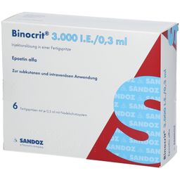 BINOCRIT 3.000 I.E./0,3 ml Inj.-Lsg.i.e.Fertigspr.