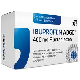 IBUPROFEN ADGC® 400mg bei Kopfschmerzen, Zahnschmerzen und Fieber