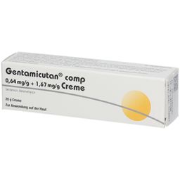 GENTAMICUTAN comp 0,64 mg/g + 1,67 mg/g Creme