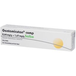 GENTAMICUTAN comp 0,64 mg/g + 1,67 mg/g Salbe