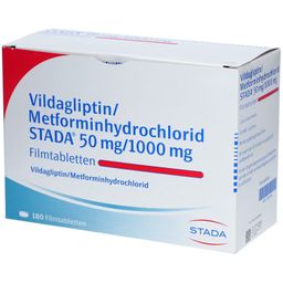VILDAGLIPTIN/Metformin STADA 50 mg/1000 mg Filmtab