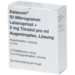 XALACOM 50 µg Latanoprost + 5 mg Timolol/ml ATR